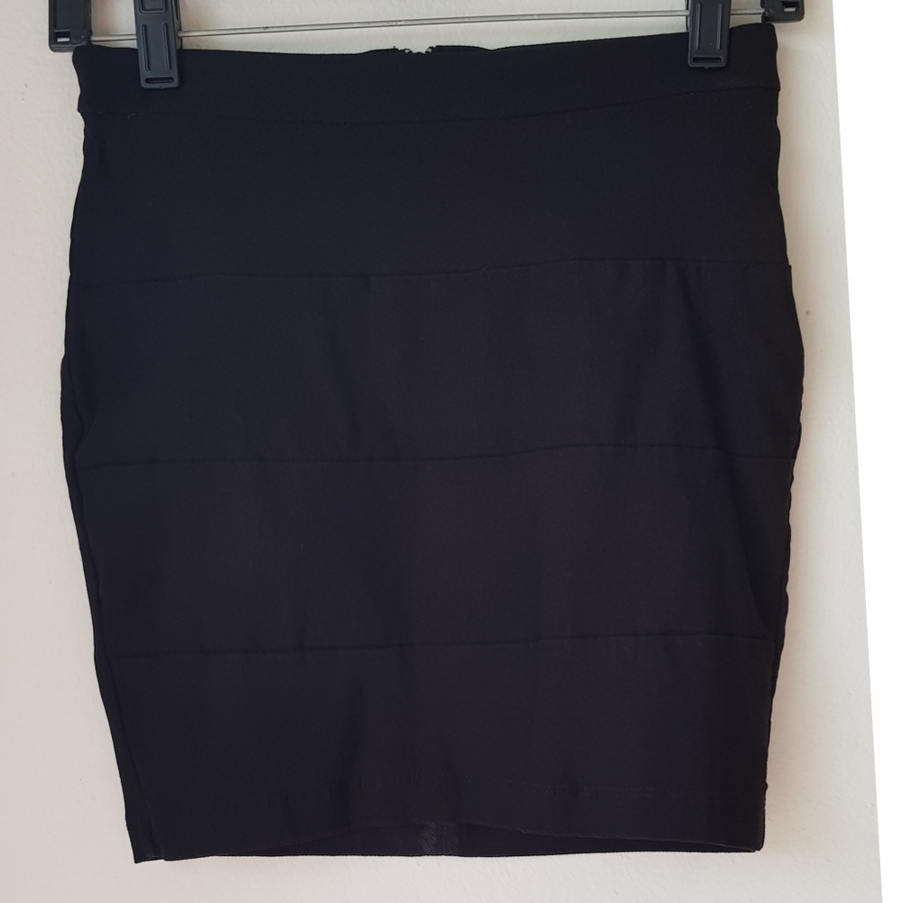 Black Tight Short Skirt